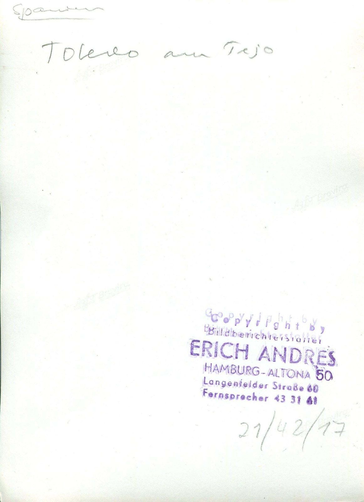 Erich Andres Toledo, Spain, 1936, Alcazar In Ruins, Civil War   Portfolio Of 5 Prints 1936 photo vinterior