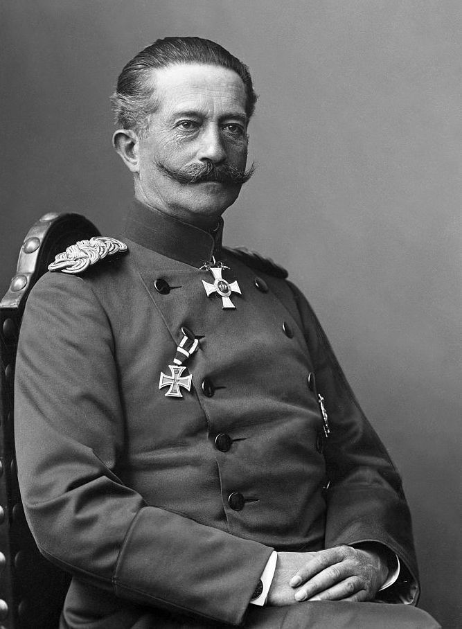 Original Drawing Portrait Caricature General Von Bissing In Pencil On Paper Early Twentieth photo Art
