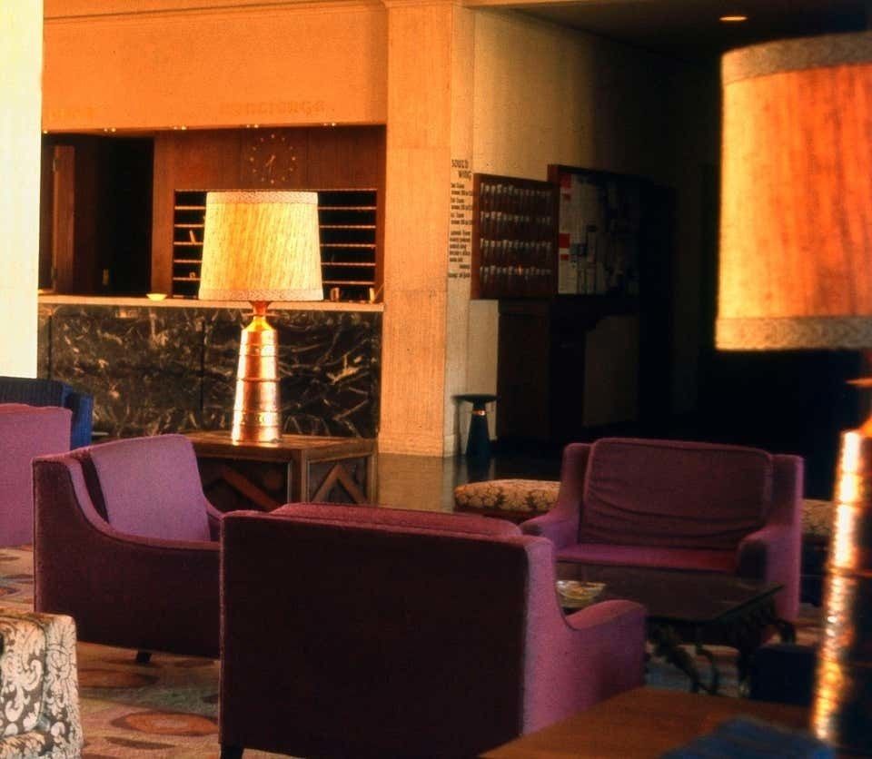 Walter Rudolph Retro Hotel Lobby Of The 1970ies, Limited Edition, Printed Later 1975 photo furniture