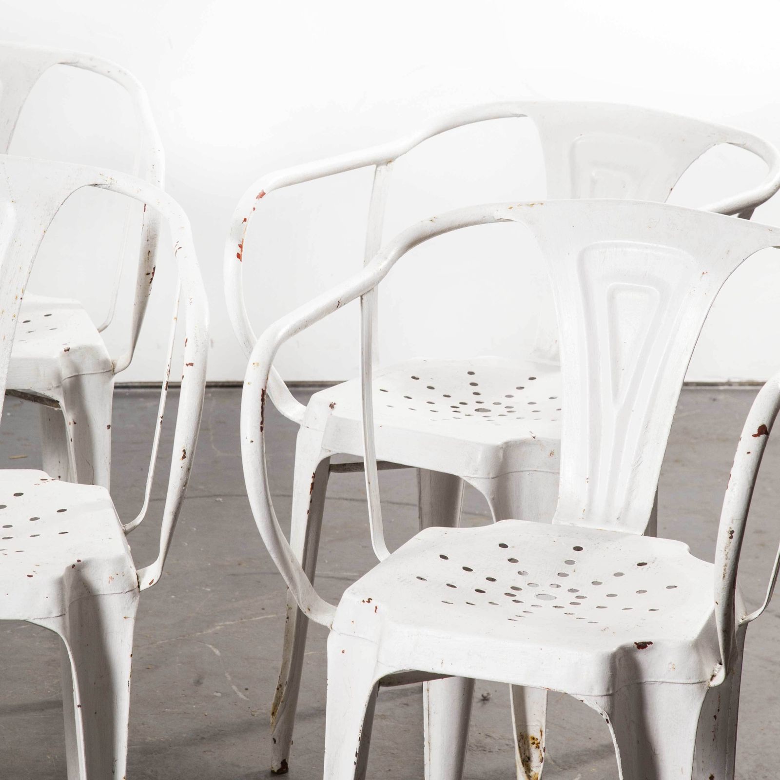 photo for sale 1940’s Set Of Six Original French Multipl’s Armchairs