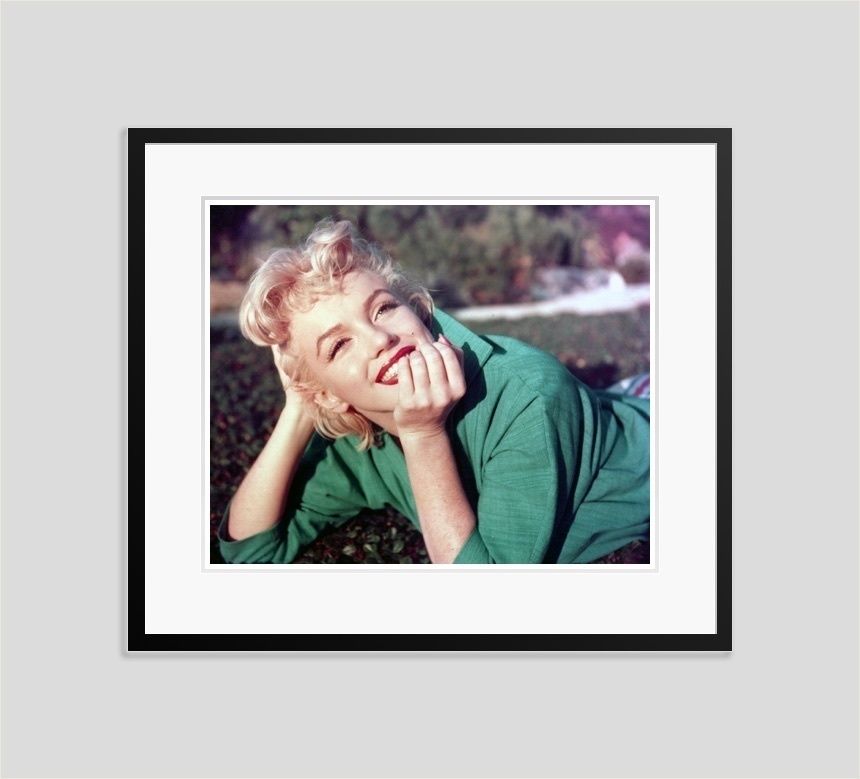 'Marilyn Portrait' Marilyn Monroe 1954 Oversize C Type Print Framed In Black