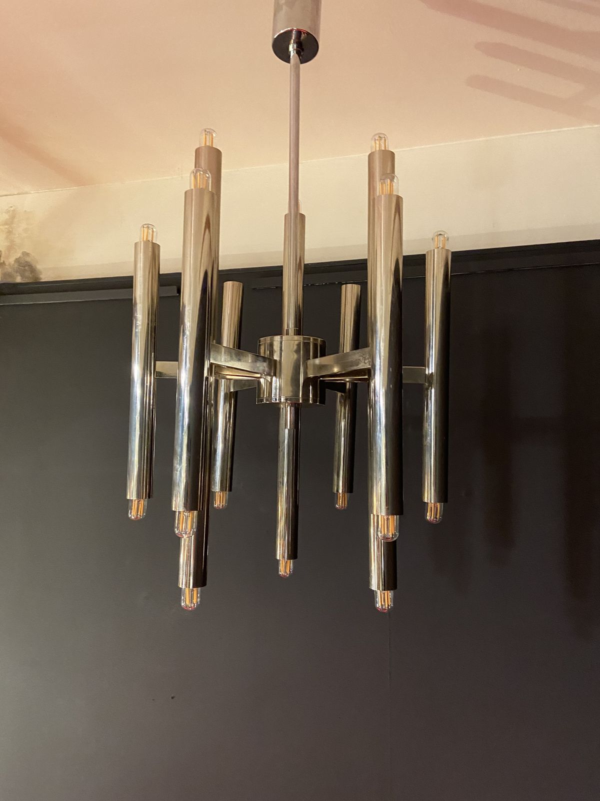 Gaetano Sciolari Ceiling Lamp With 18 Lights For Boulanger