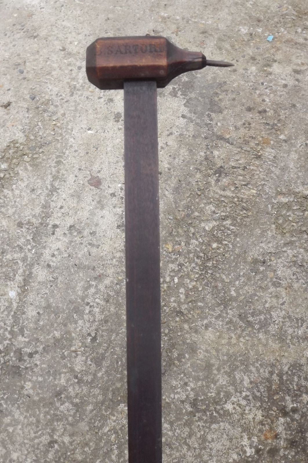 photo for sale 2 Old Wooden Carpentry Compass