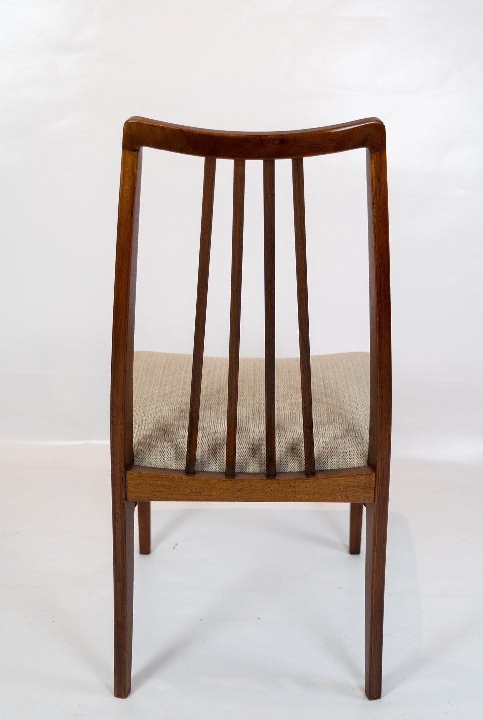 Set Of Six Dining Chairs In Rosewood Upholstered With Light Wool Fabric Of Danish Design From The 1960s. photo 4135.0