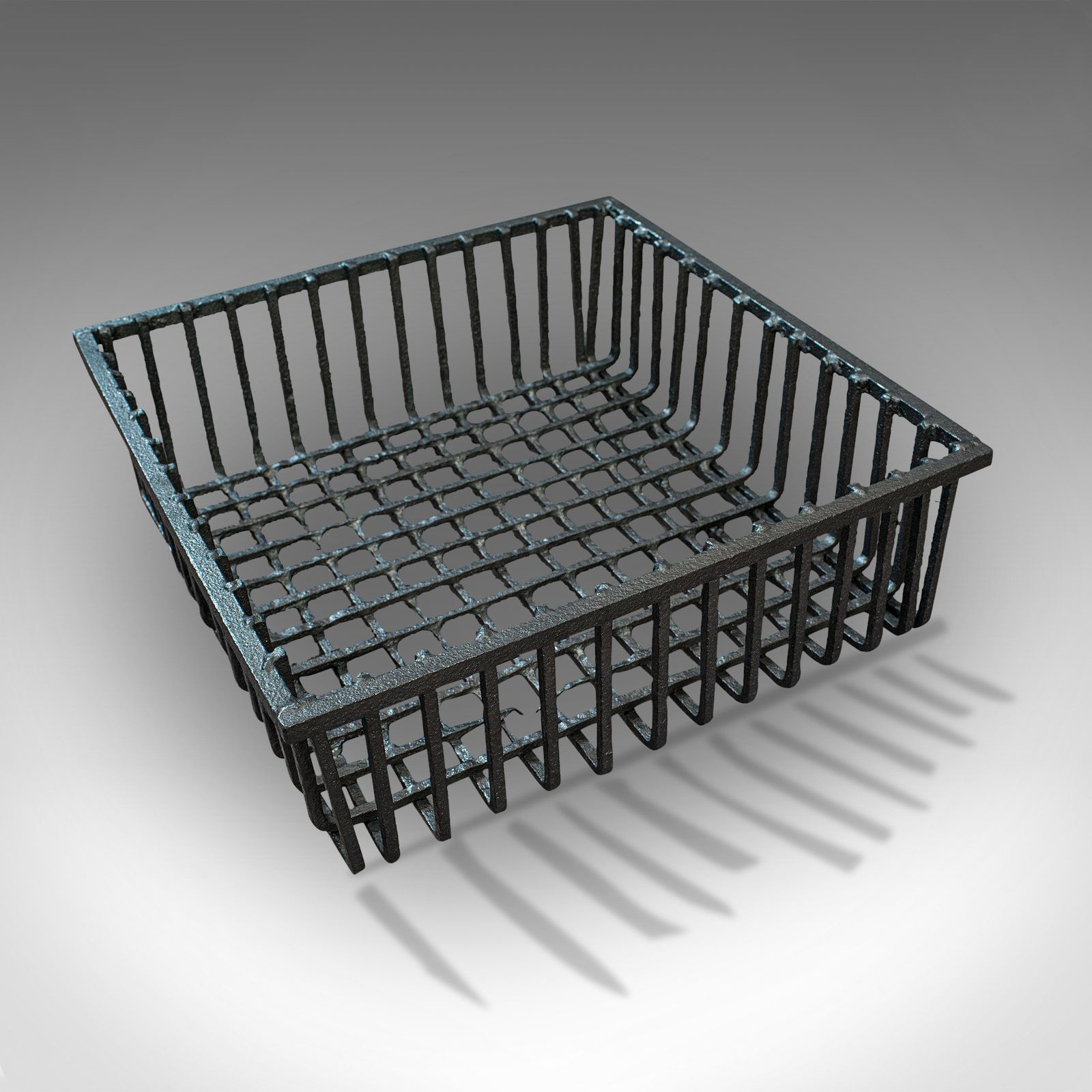 photo for sale Antique Fireplace Set, English, Cast Iron, Fire Basket, Andirons, Victorian