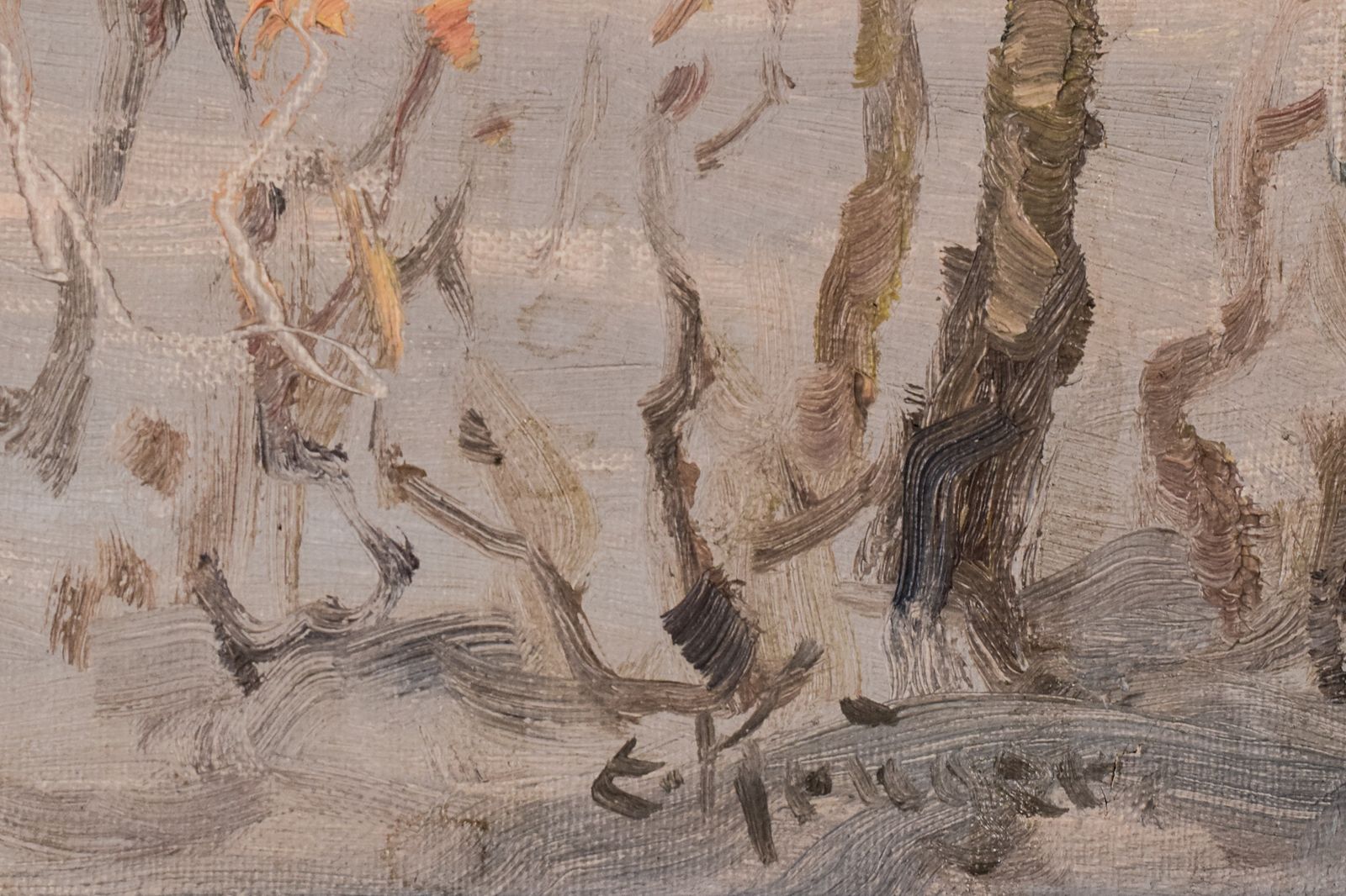 Einar Krüger – Post Impressionistisch Zweeds Sneeuwlandschap photo buy