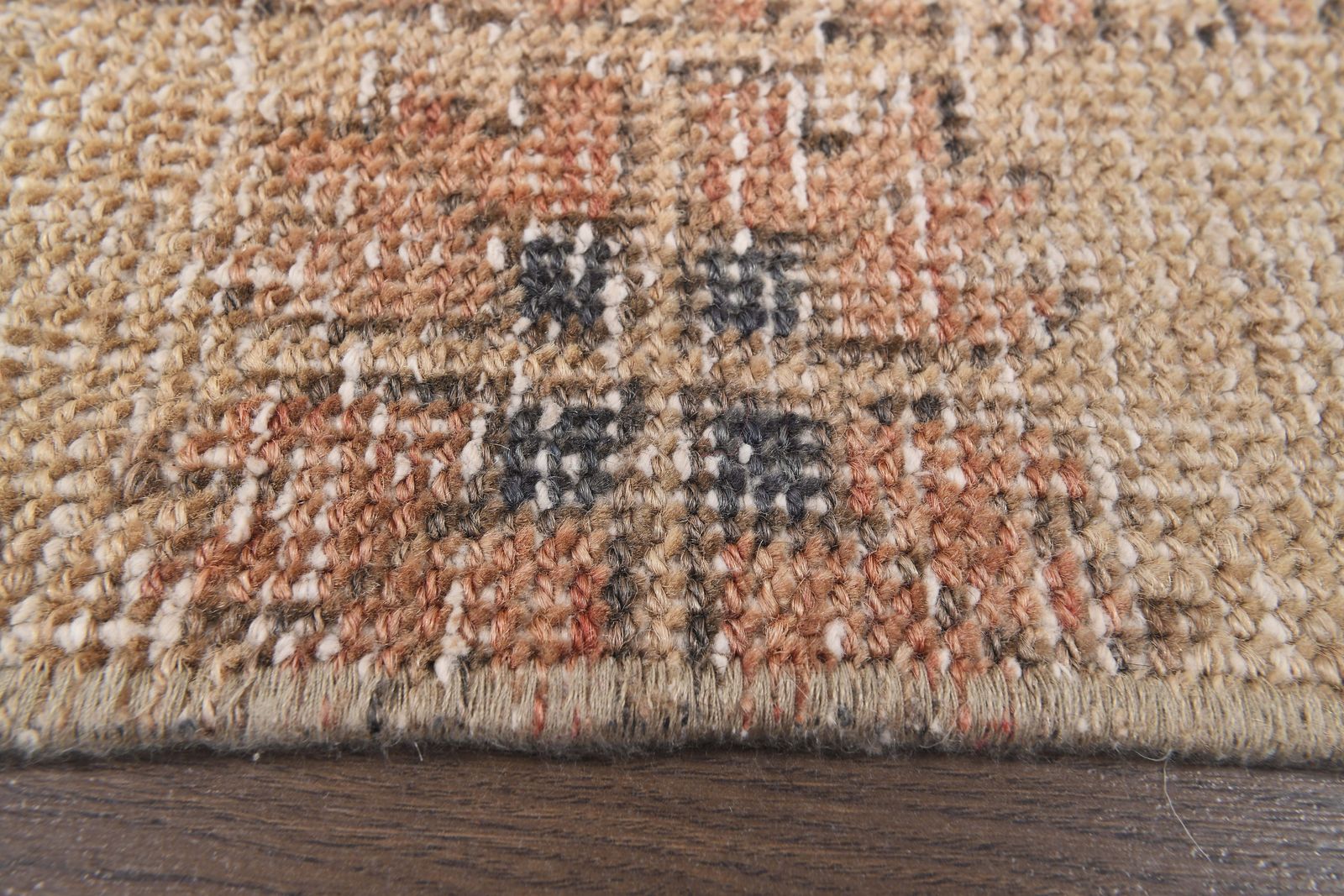 Turkish Oushak Runner, Handmade Wool Carpet, Geometric Hallway Rug, Farmhouse Decor, Turkey Anatolian Rugs, Boho photo 362.0