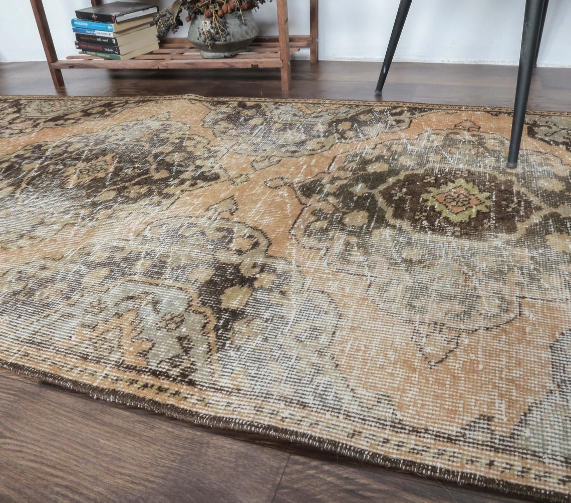 3x10 Turkish Antique Runner, Oushak Handmade Wool Runner Rug, Oriental Distressed Hallway Rugs, Farmhouse Decor, One Of A Kind, Anatolia photo 336.0
