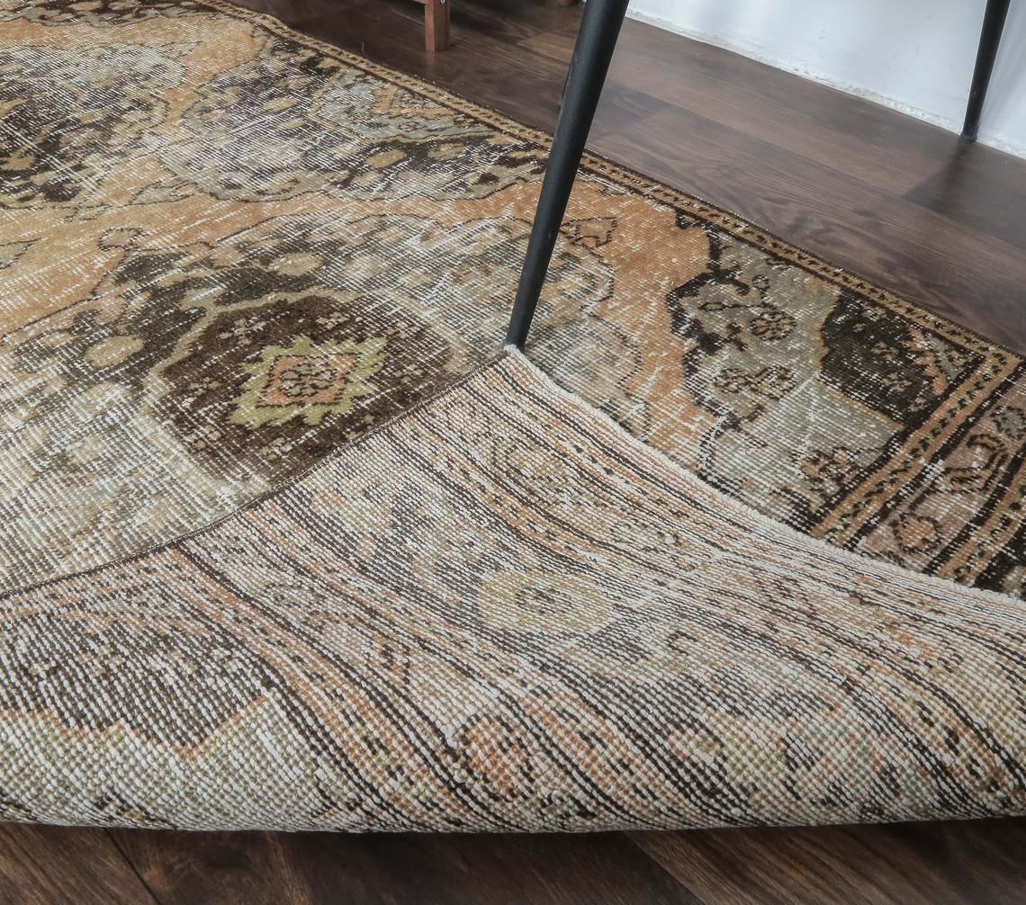 3x10 Turkish Antique Runner, Oushak Handmade Wool Runner Rug, Oriental Distressed Hallway Rugs, Farmhouse Decor, One Of A Kind, Anatolia photo vinterior