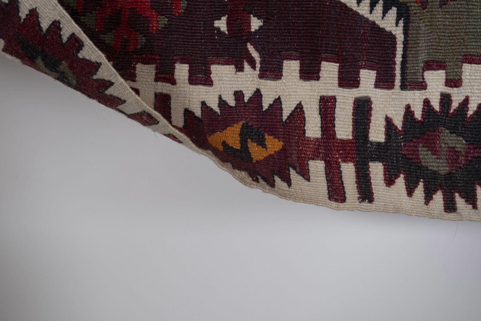 photo for sale Vintage Turkish Kayseri Kilim Rug 173 X 403 Cm