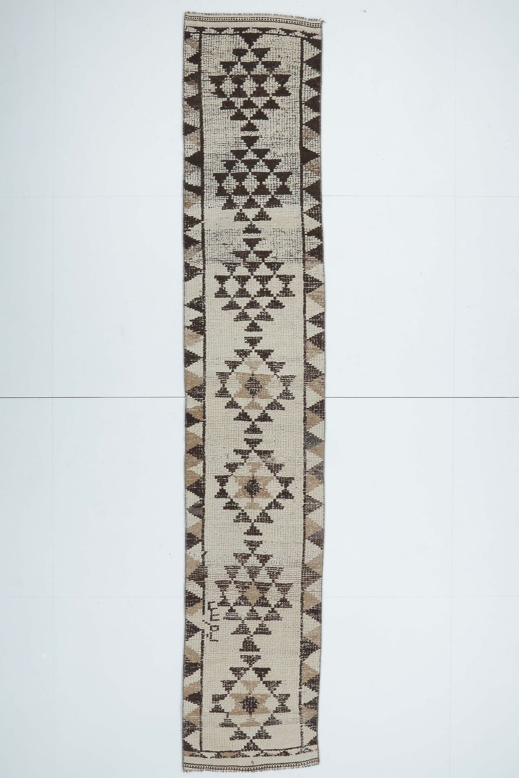 Oushak Turkish Wool Rug, Beige & Brown Handmade Vintage Rugs, Hallway Runner, Farmhouse Decor, One Of A Kind, Anatolian, Ethnic photo furniture