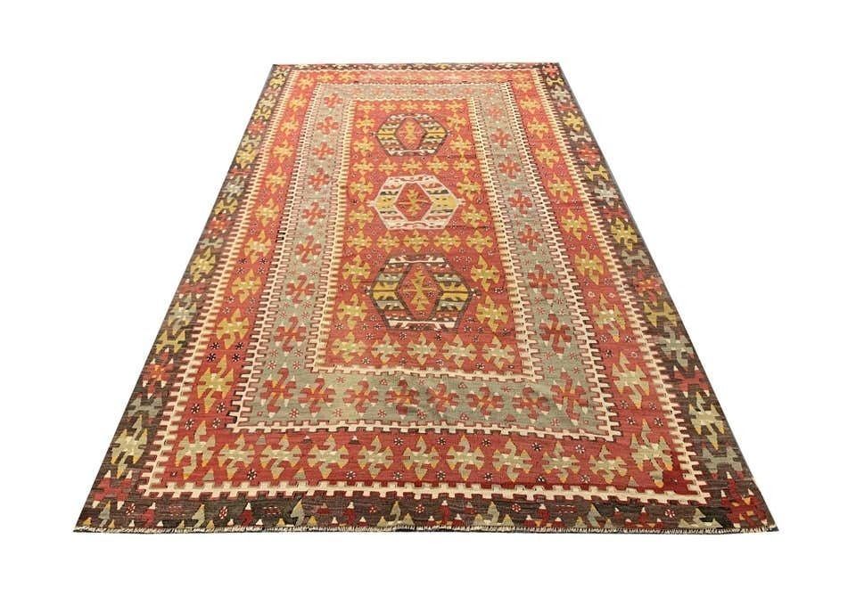 Rare Handmade Flatwoven Turkish Kilim Rug, Oriental Wool Rug  160x200cm photo furniture