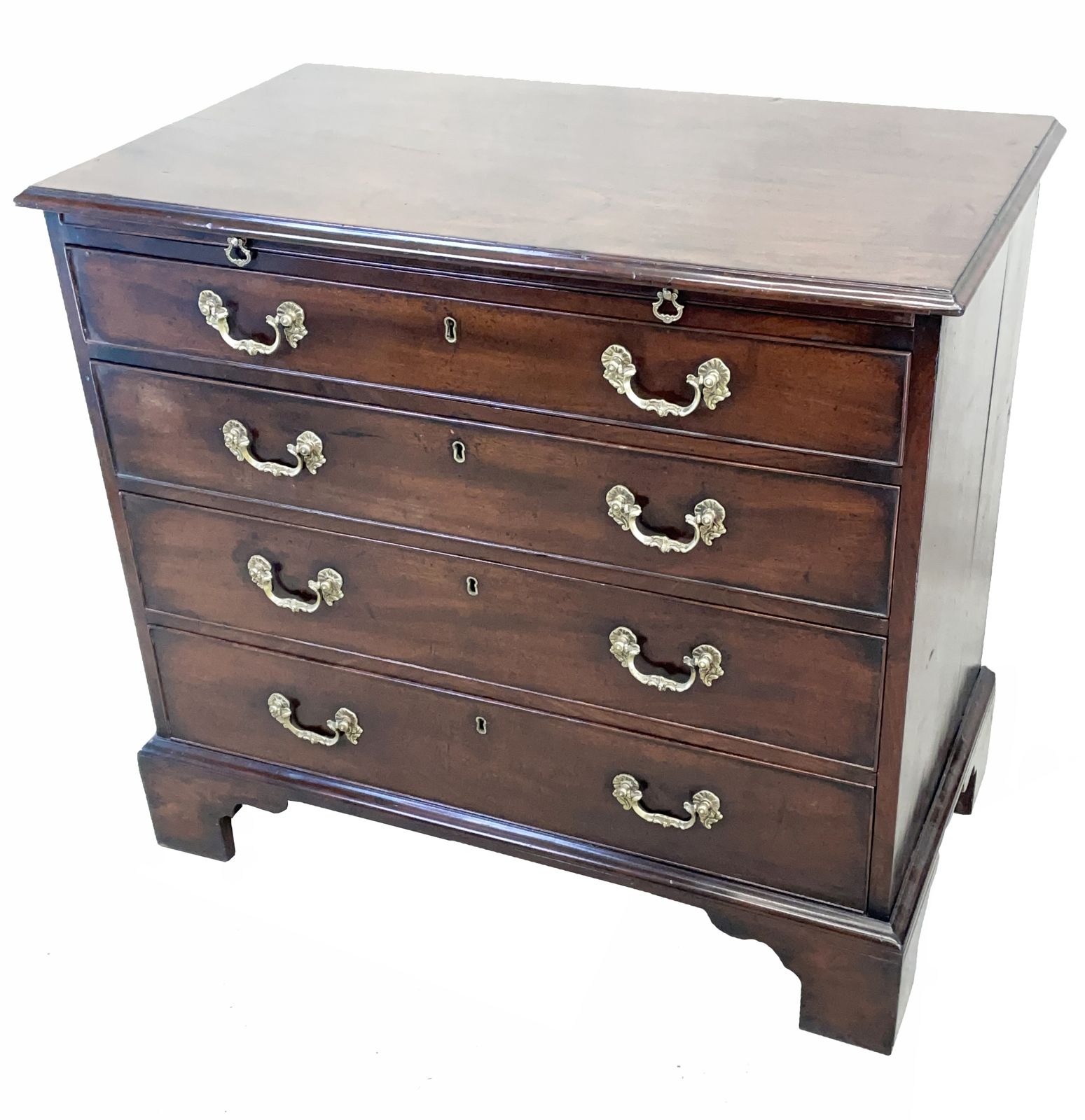 Georgian 18th Century Mahogany Chest Of Drawers (England, Circa 1760)