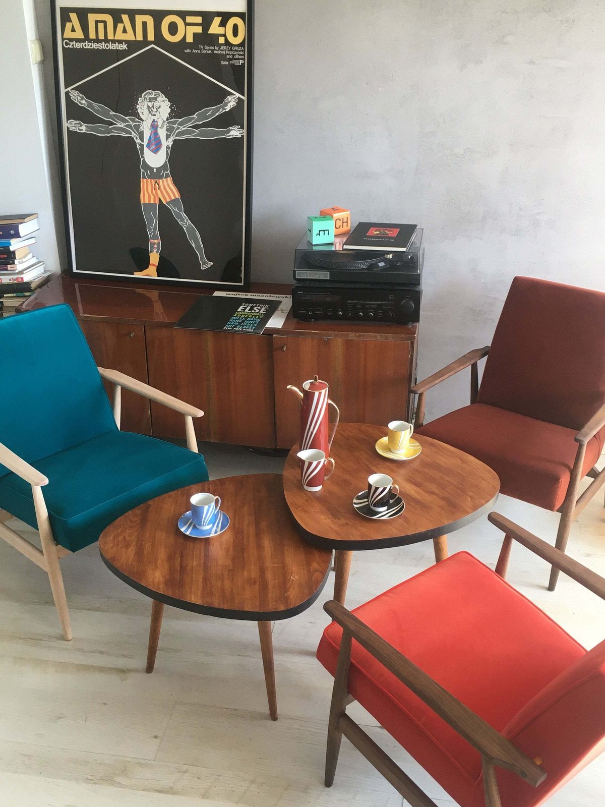 Mid Century Polish Vintage Chair 300 190 From 1960s By H. Lis. Personalization! photo buy
