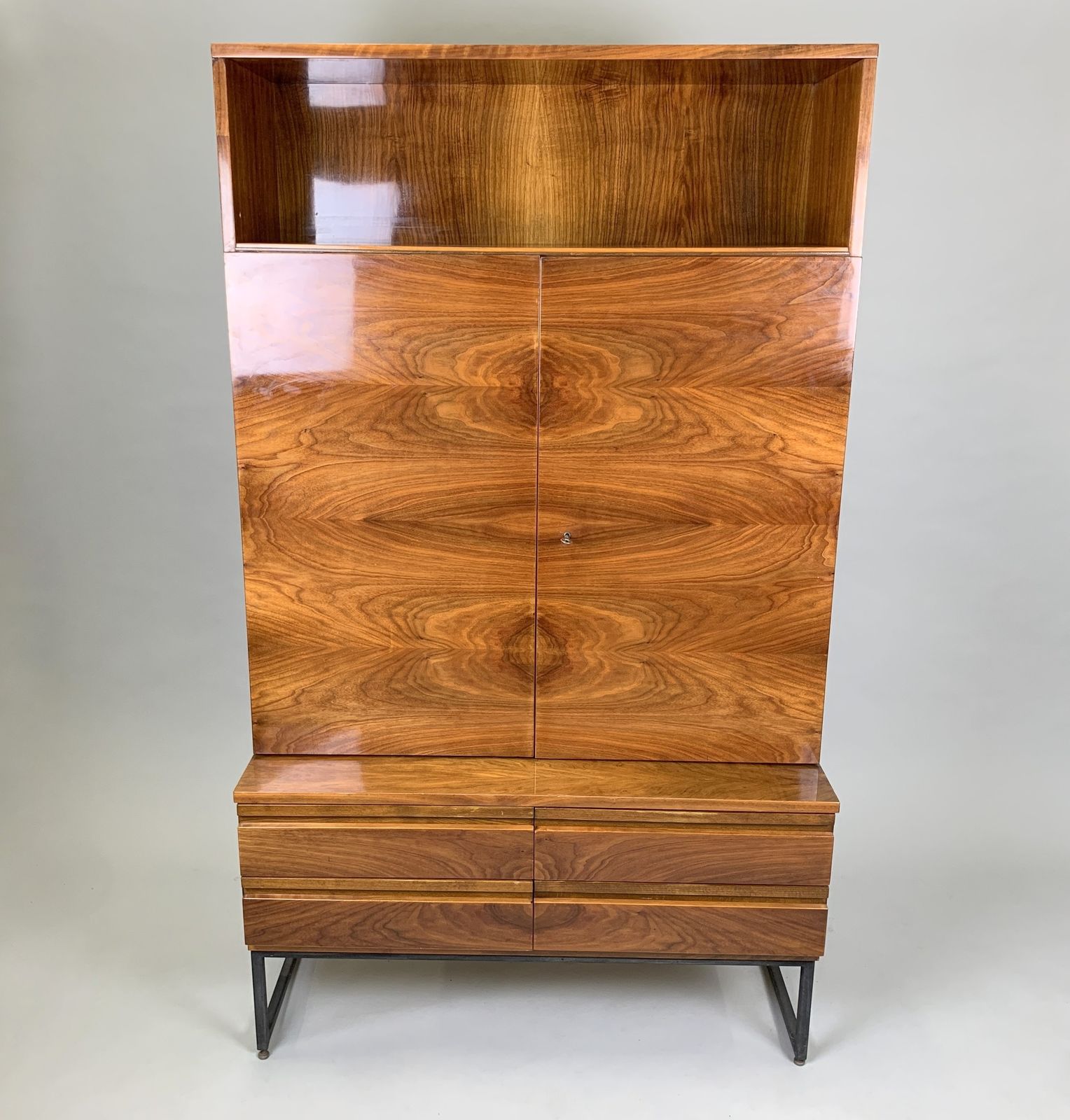 Vintage Cabinet 'Belmondo', High Gloss, Czechoslovakia, 1970s photo buy