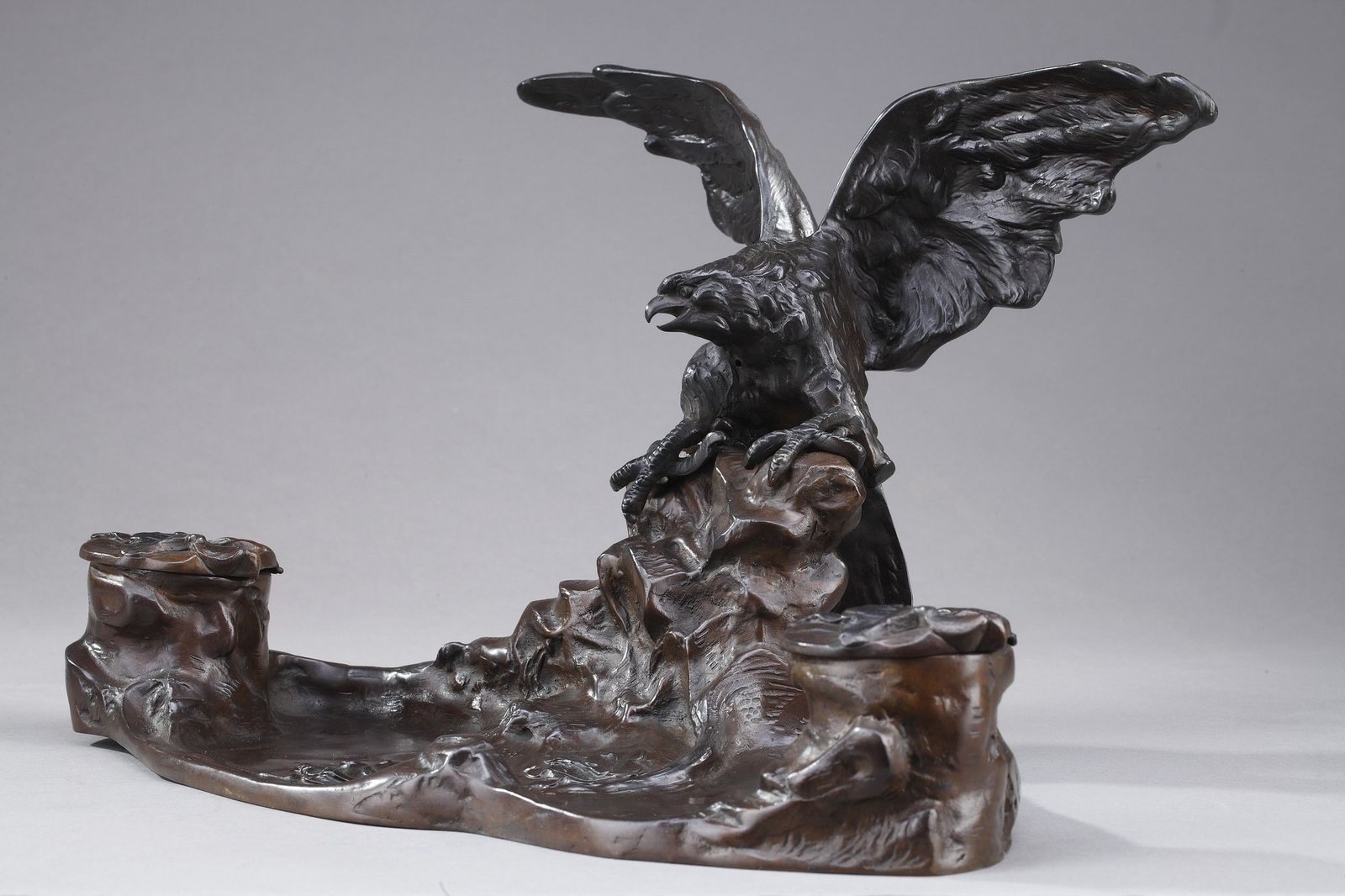 Encrier Art Nouveau par Albert Marionnet (français, 1852-1912)