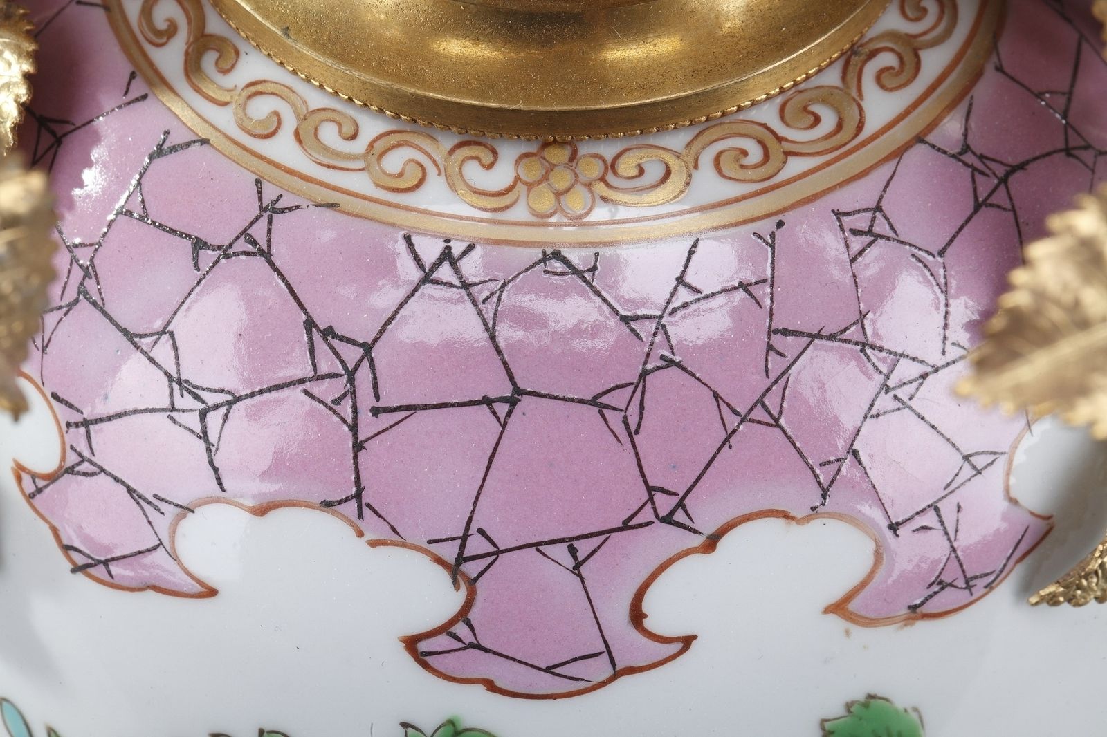 Vases Mounted As Lamps In "Famille Rose" Porcelain Taste photo buy