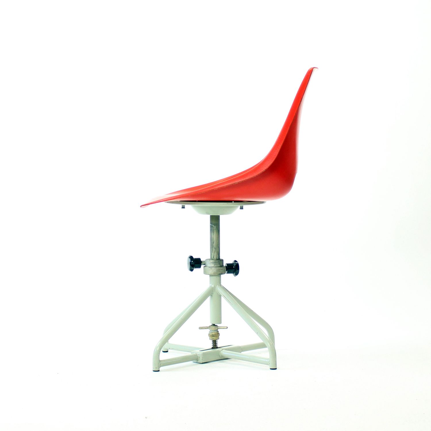 Red Chair By Miroslav Navratil For Vertex, 1960s, 10 Available photo for sale