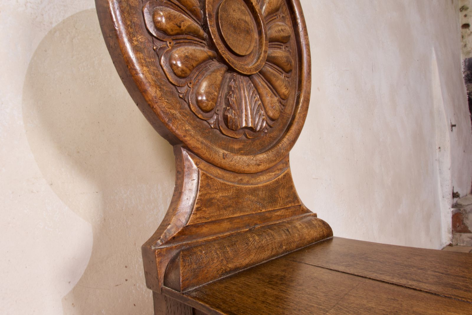 photo for sale A 19th Century William IV Elm And Burr Elm Hall Chair