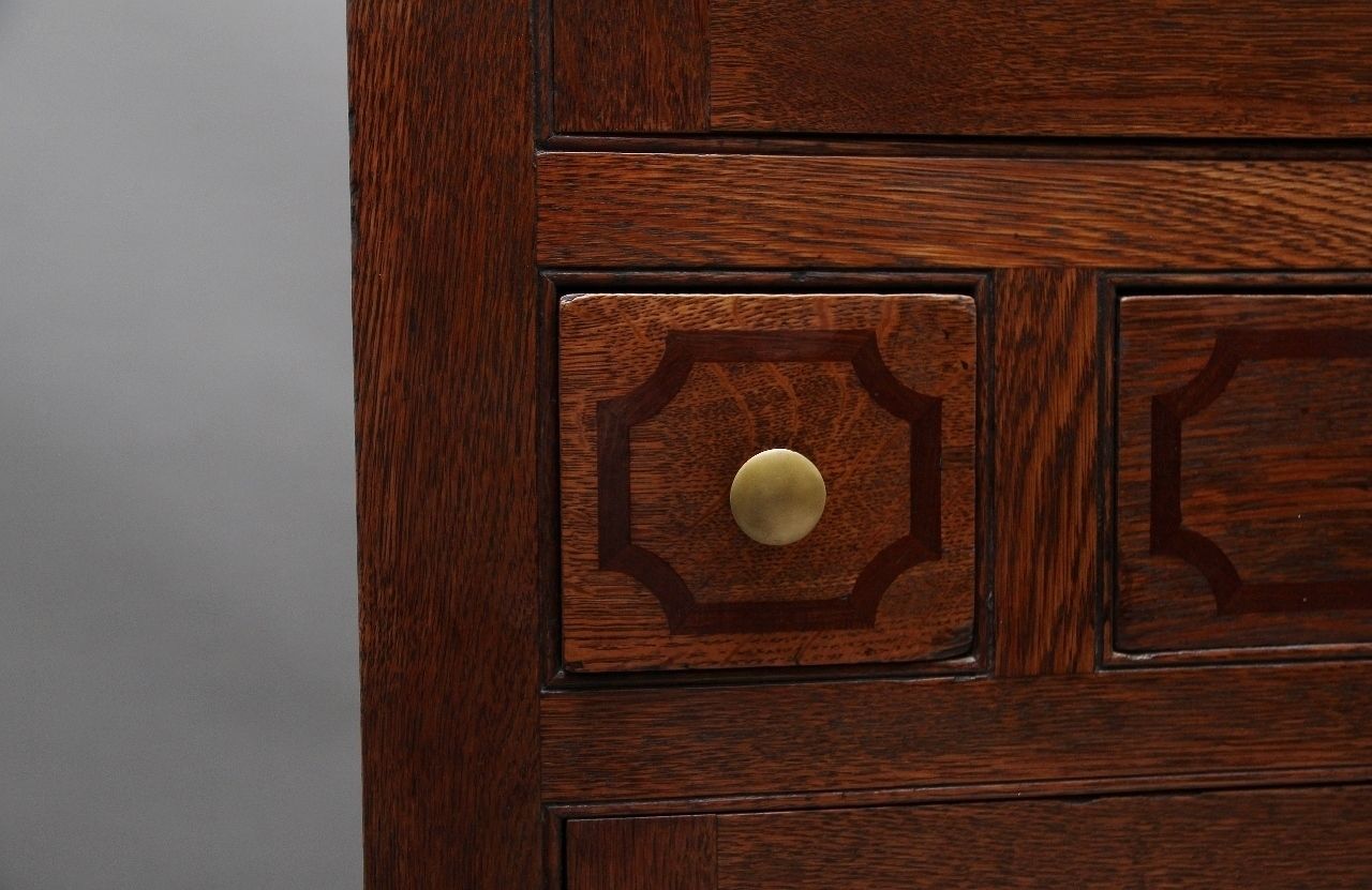 photo for sale Early 19th Century Oak Food Cupboard