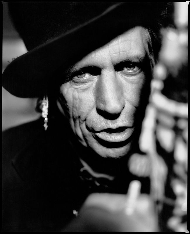 "Keith Richards' Kevin Westenberg Limited Edition Archival Pigment Print Framed In White