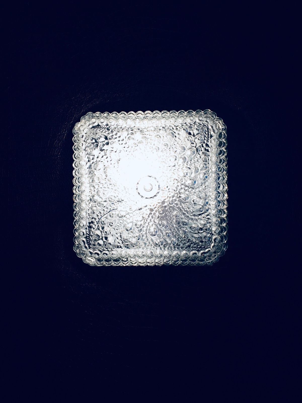 Vierkante Glazen Wandlamp Van Massive, Ca. Jaren 1970 photo 65.72