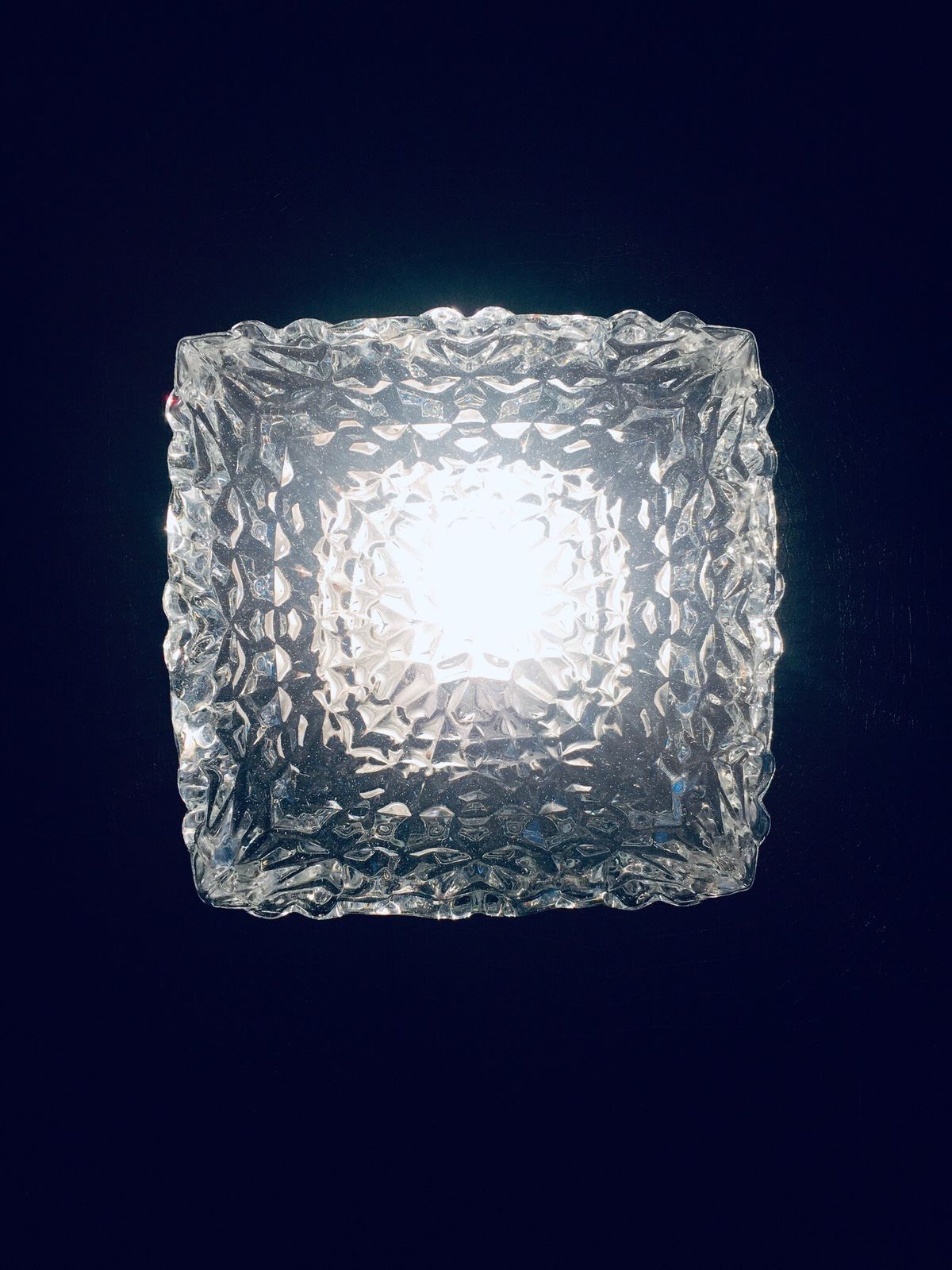 Grote Facetglazen Wandlamp Uit De Jaren 1960 photo furniture