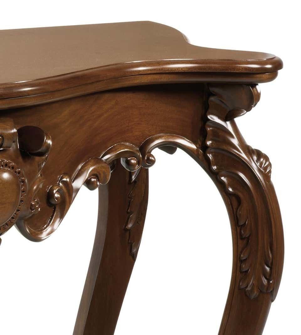 Console baroque en acajou sculpté, XXe siècle photo for sale