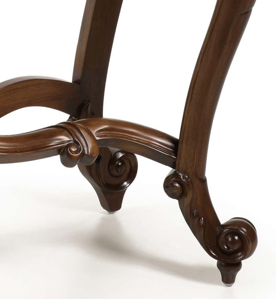 Console baroque en acajou sculpté, XXe siècle photo vinterior