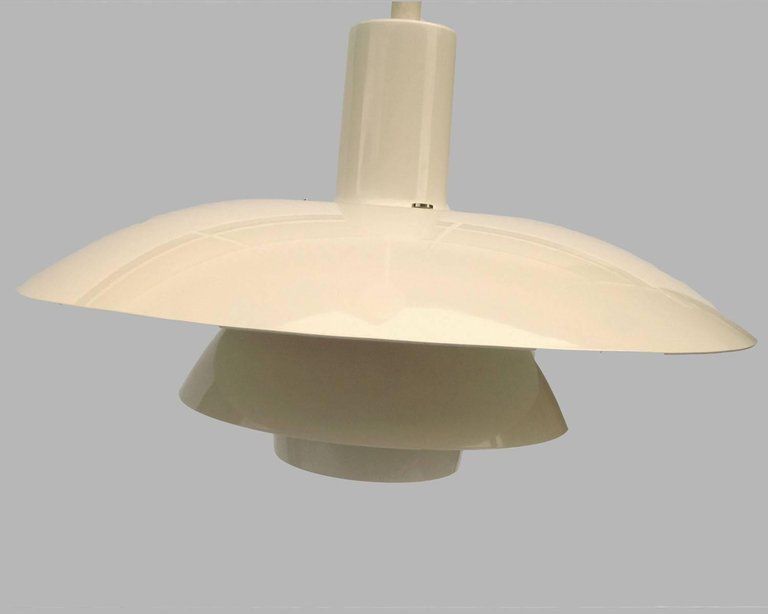 1970s Ph 4 1/2 4 Metal Pendant Lamp By Poul Henningsen For Louis Poulsen photo furniture
