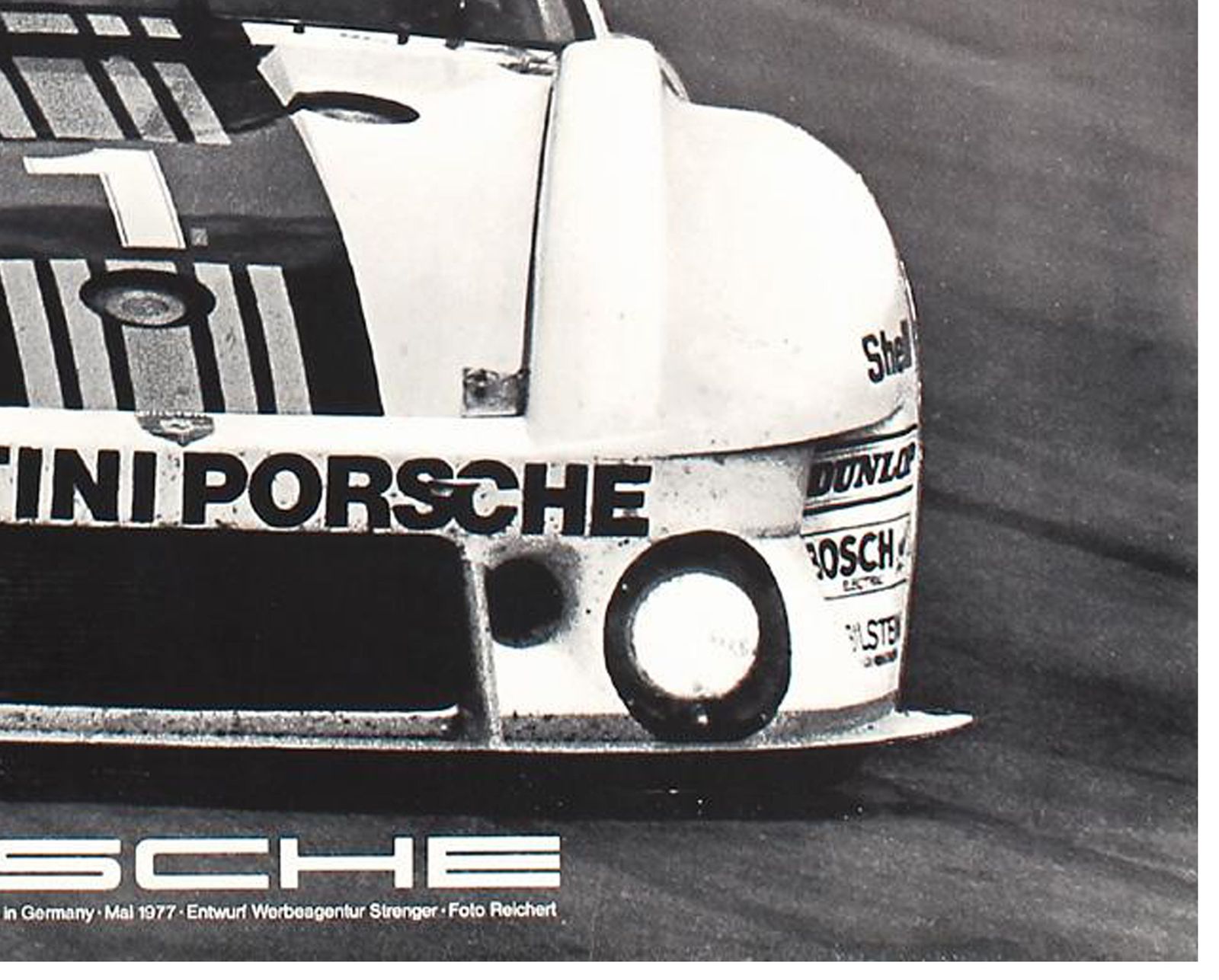Original Vintage Porsche Silverstone Poster   Martini Porsche 935 Race Car   1977 Silverstone 6 Hours Race World Championships photo buy
