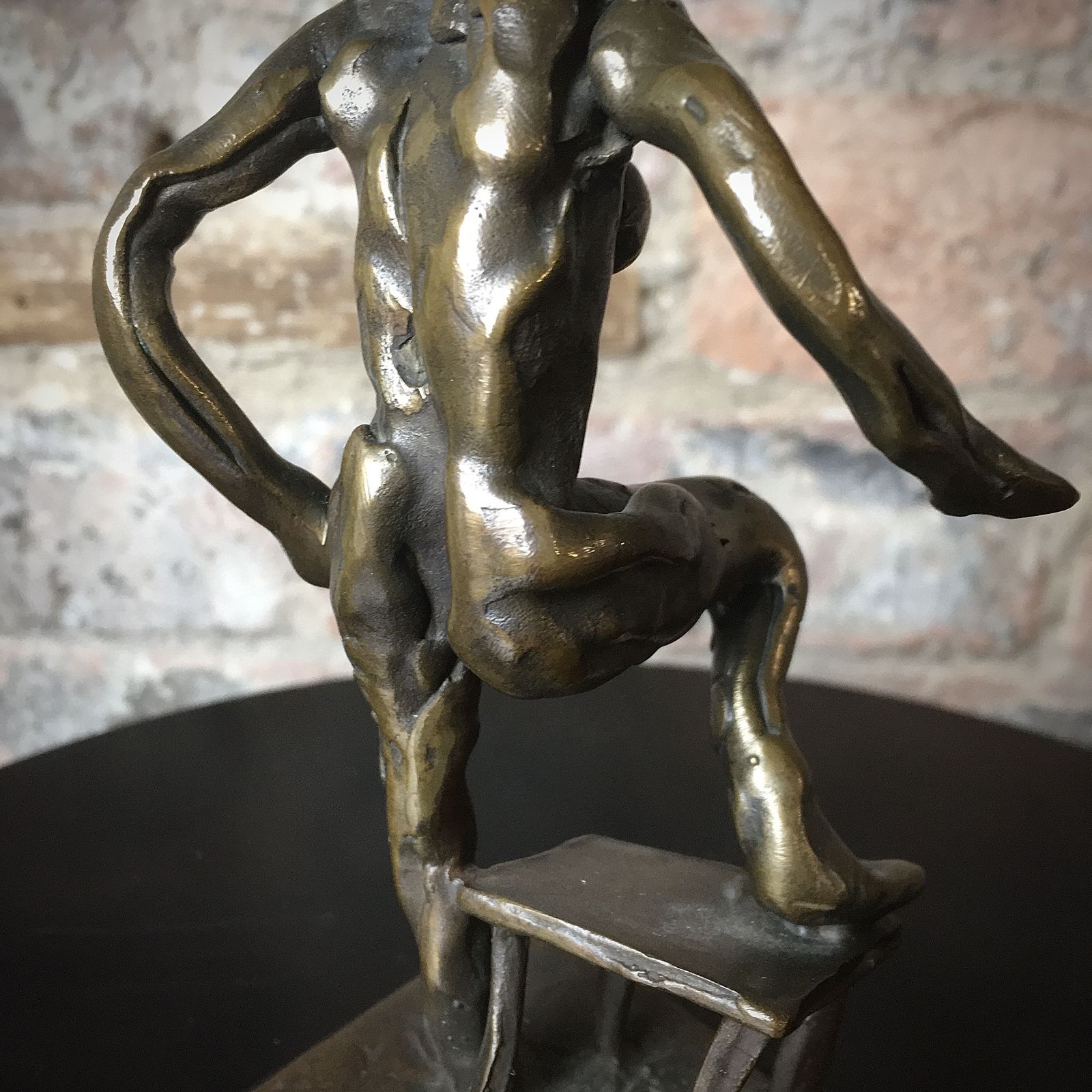 Abbott Pattison. Bronze Semi Abstract Table Sculpture. photo Home Decor