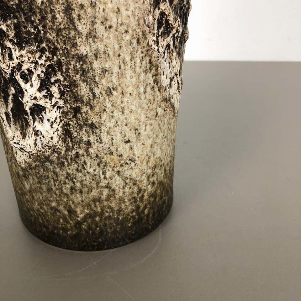 Large Multi Color Vase Fat Lava "407 35" Vase By Scheurich, Germany, 1970s photo buy
