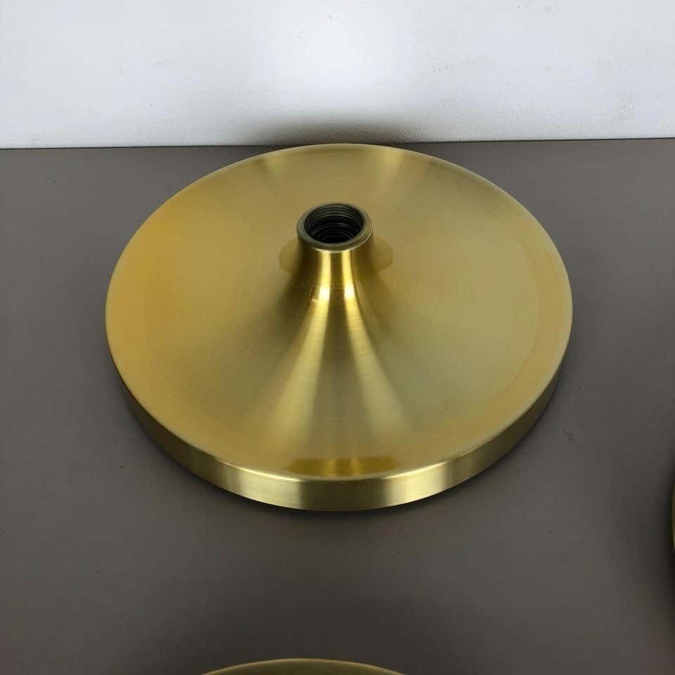 photo buy Set Of Three Gold 1960s Charlotte Perriand Disc Wall Light By Honsel, Germany