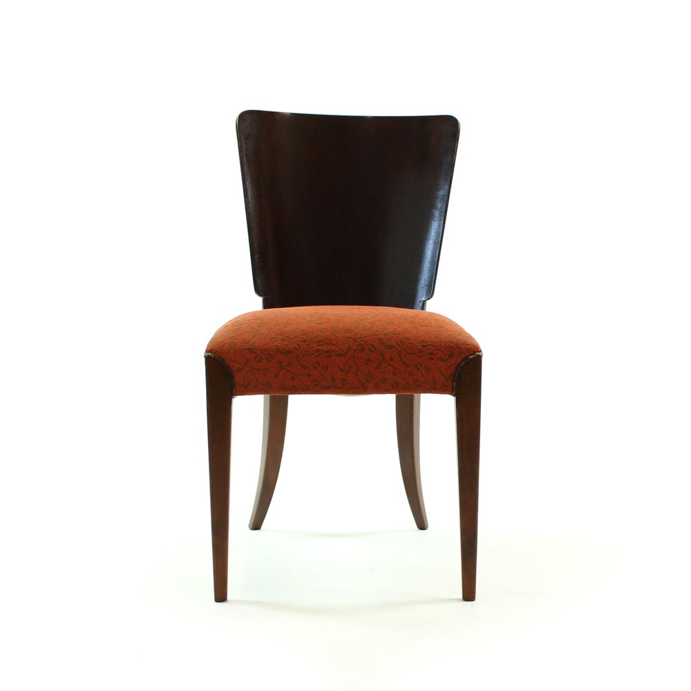 Set Of 4 Dining Chairs H 214 By Jindrich Halabala, Set Of Four, Czechoslovakia, 1930s photo buy