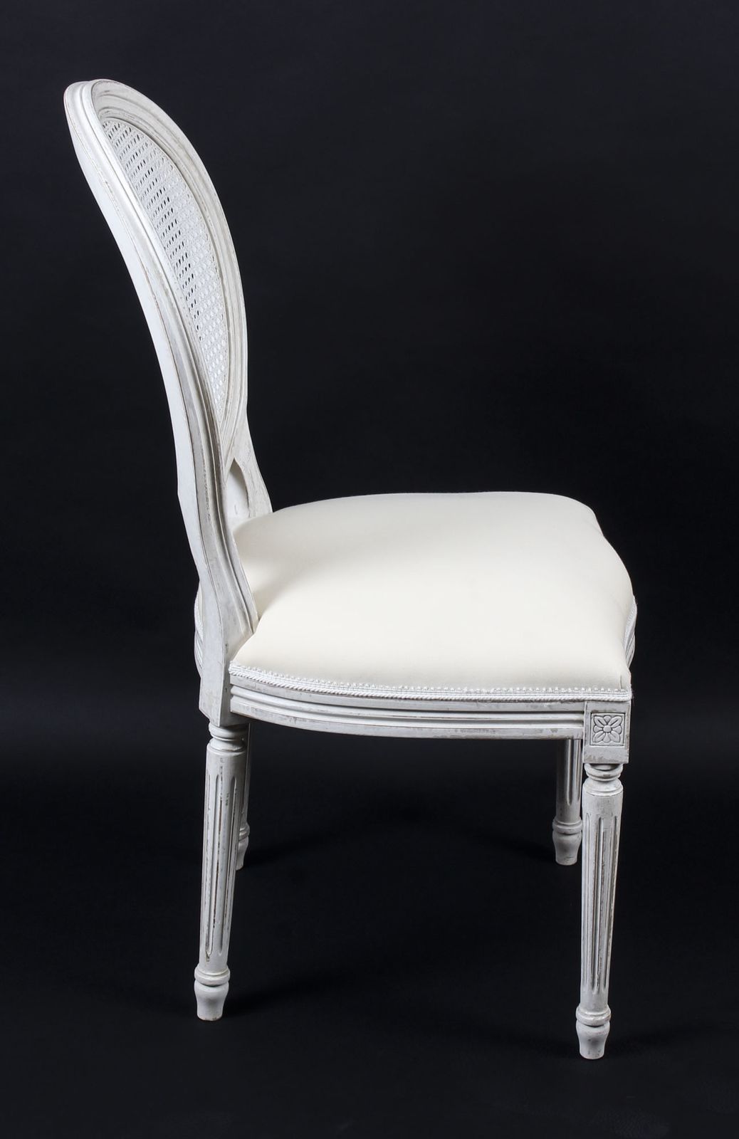 Bespoke Painted Dining Chair In The Louis XV Style Available To Order In Sets photo for sale