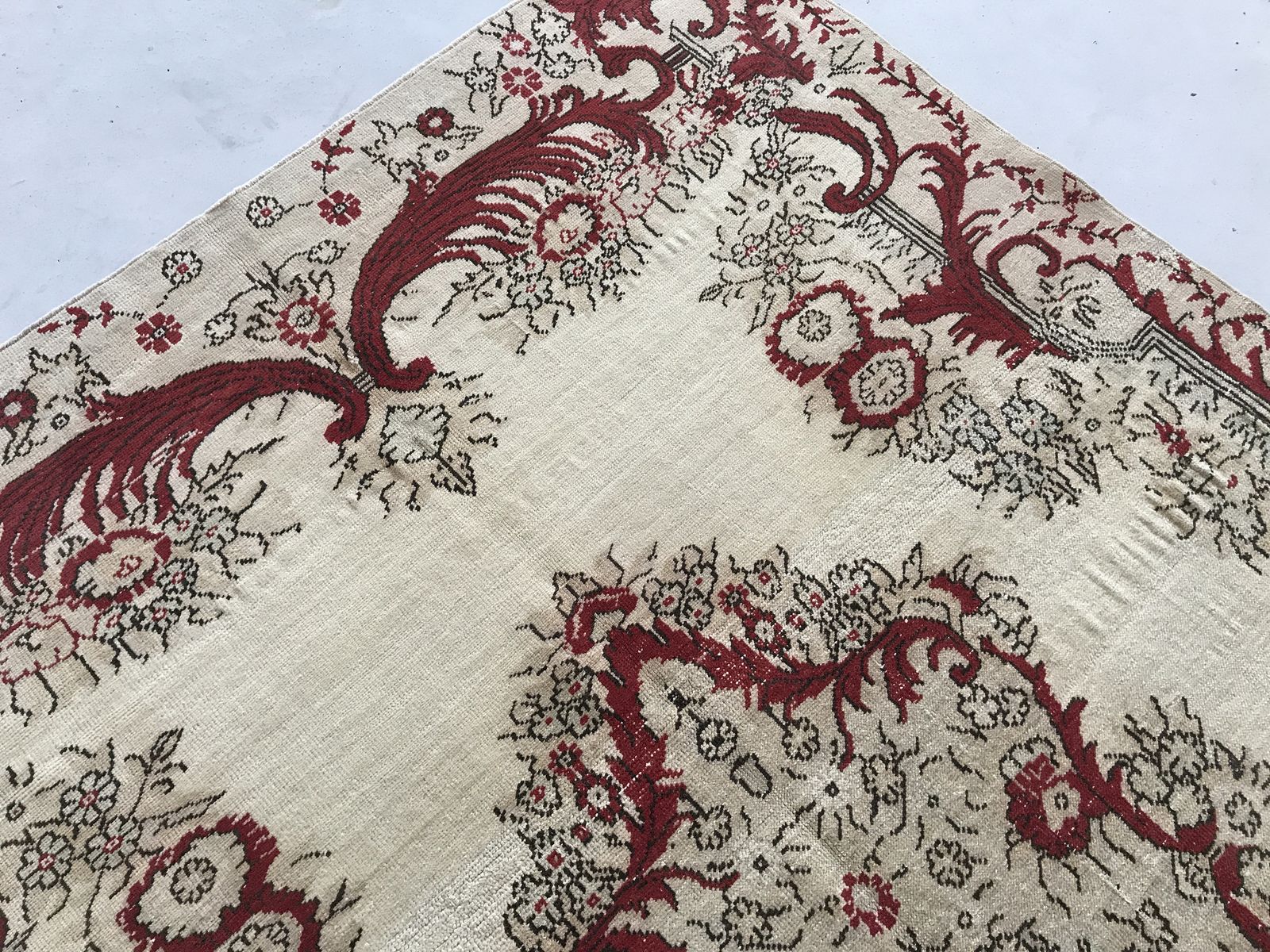 Small Rug, Pastel Rug,Turkish Oushak Rug,Anatolian Rug,Vintage Rugs,Home Living,Handwoven Rug Decorative Rug,Area Rug,Carpet Rug photo 476.0