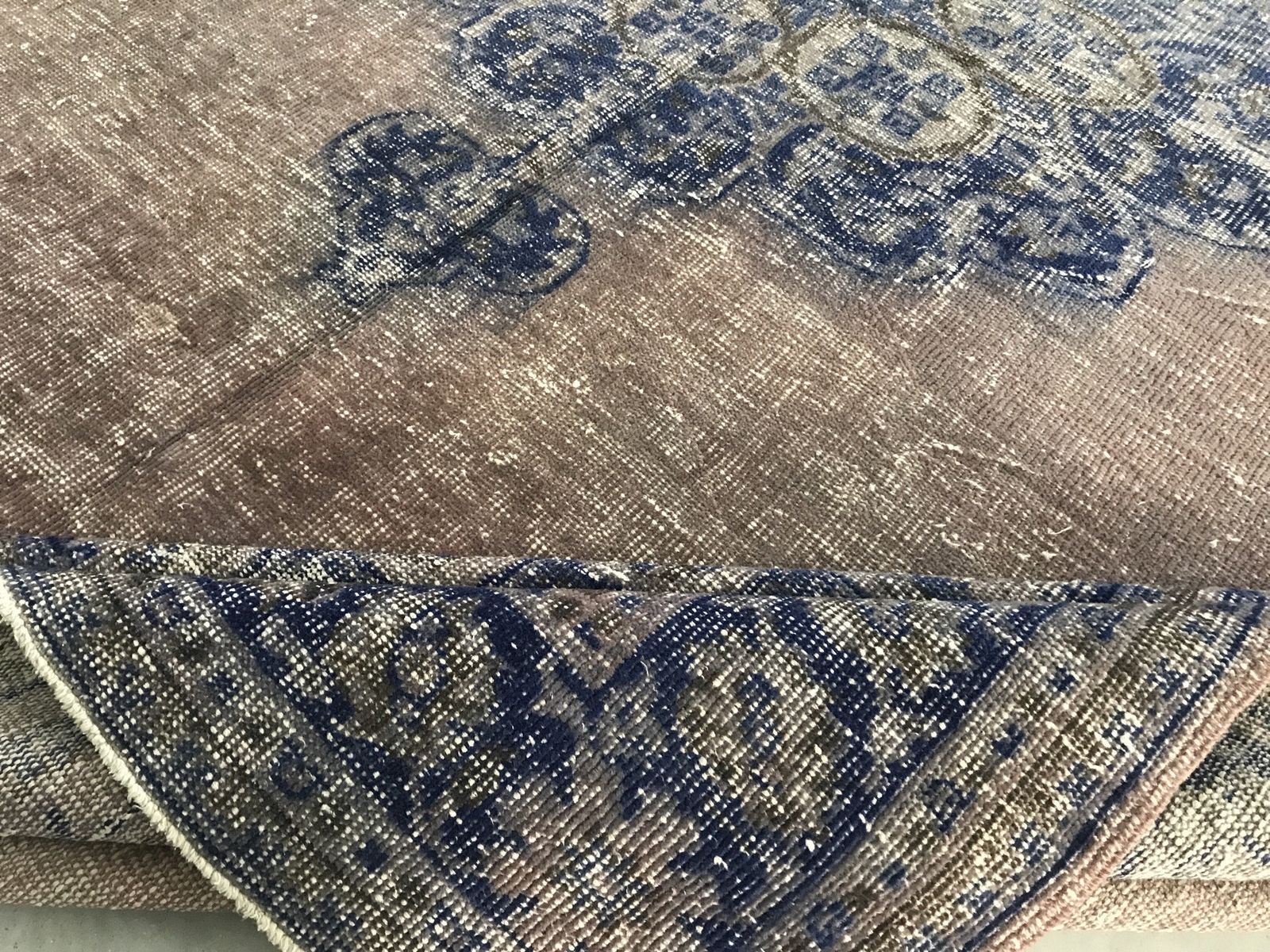 Navy Blue,Turkish Rug Anatolian Rug,Turkish Handmade Rug,Handwoven Rug,Natural Rug,Oushak Rug,Bohemian Rug,Antique Wool Rug photo vintage