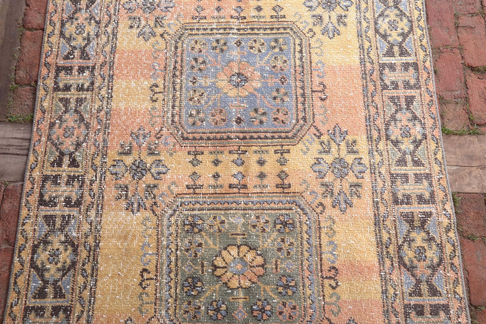 Hallway Rug, Anatolian Runner Rug, Vintage Runner Rug, Oushak Runner Rug, Turkish Runner Rug, Antique Runner Rug, Runner Rug photo buy