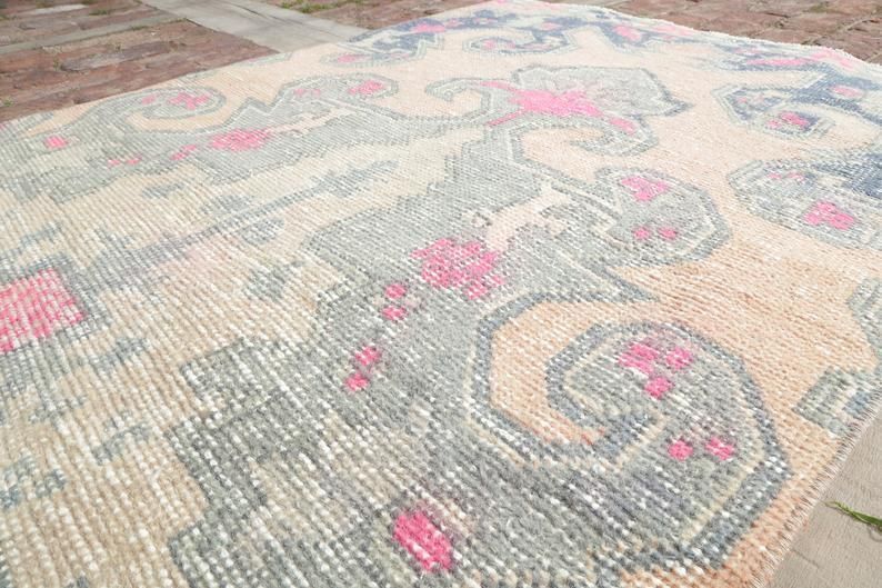 Bohemian Rug, Decorative Rug, Anatolian Rug, Vintage Rug, Oushak Rug, Turkish Rug, Area Rug, Handmade Rug, Bohemian Rug photo vinterior