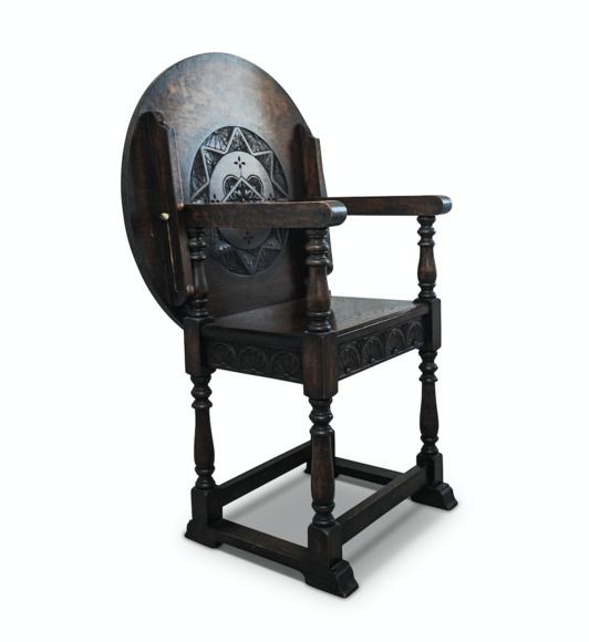 19th Century Antique Monk's Bench Of Carved Oak Metamorphic Chair From Netherlands 1890's Ol photo buy