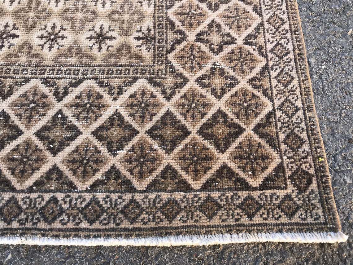 Turkish Bohemian Rug,Vintage Oushak Carpet,Area Wool Carpet,Decorative Handmade Anatolian Wool Carpet photo 381.0