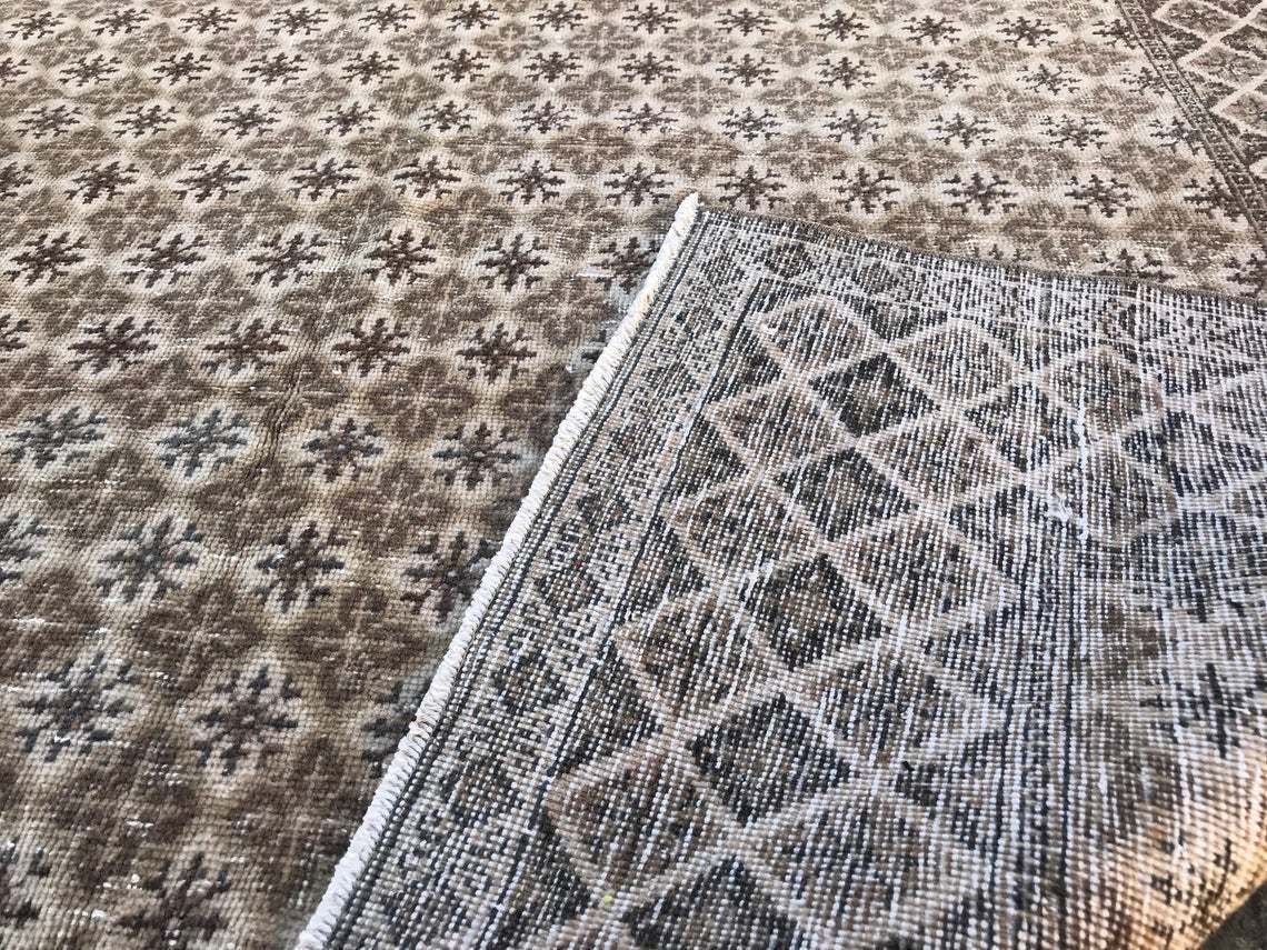 Turkish Bohemian Rug,Vintage Oushak Carpet,Area Wool Carpet,Decorative Handmade Anatolian Wool Carpet photo buy