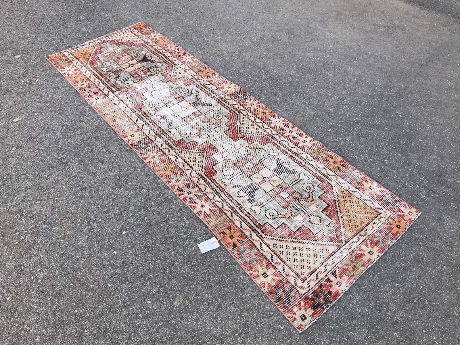 Runner Rug,Pastel Runner,Oushak Runner,Wool Rug,Home Decor,Anatolian Runner,Turkish Rug,Bohemian Rug,Area Rug,Carpet Rug,Turkish Runner Rug