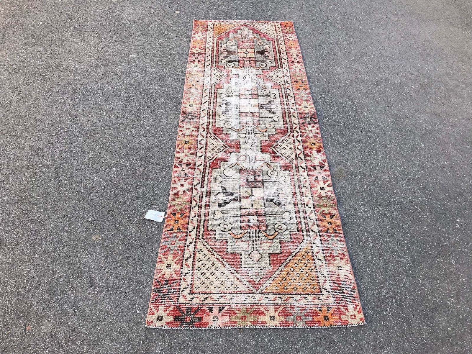 Runner Rug,Pastel Runner,Oushak Runner,Wool Rug,Home Decor,Anatolian Runner,Turkish Rug,Bohemian Rug,Area Rug,Carpet Rug,Turkish Runner Rug photo vinterior