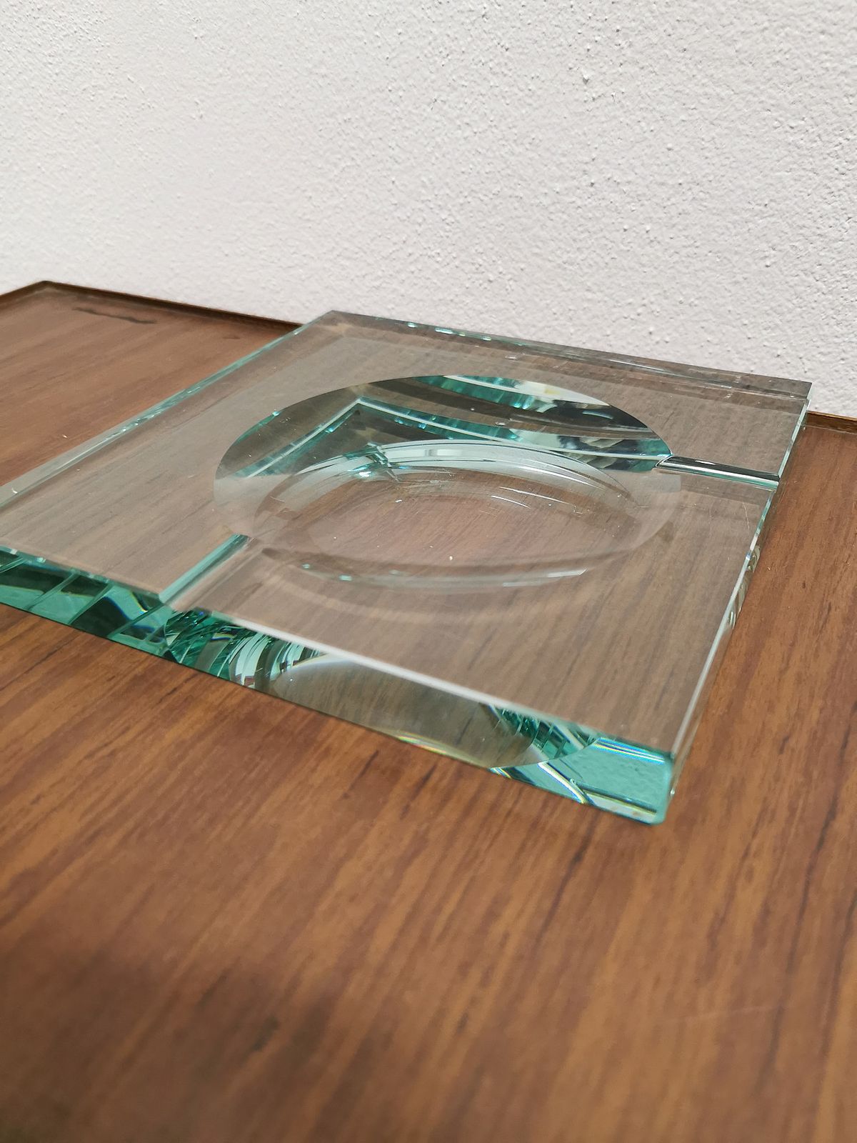 Glass Ashtray By Fontana Arte, 1960s photo 309.0