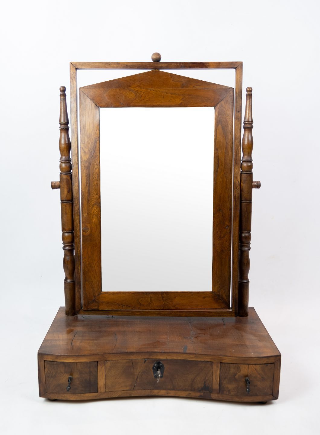 Make Up Furniture With Mahogany Mirror From The 1840s.