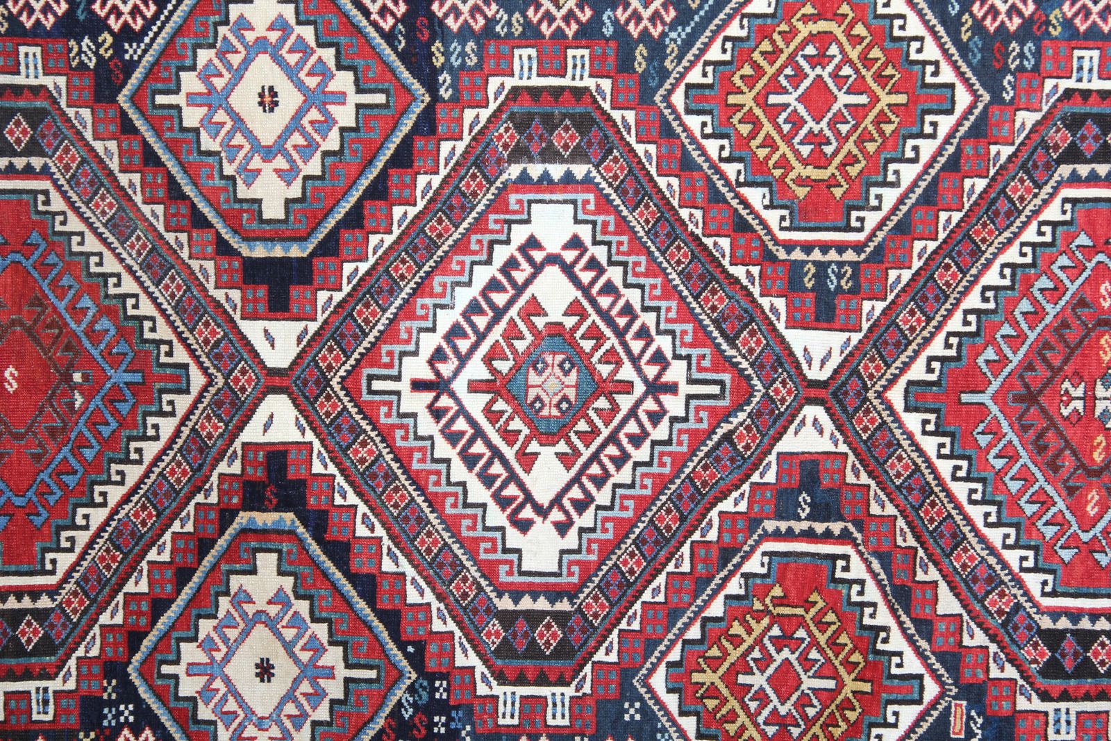 Antique Handmade Wool Shirvan Carpet Area Rug  120x165cm photo Textiles