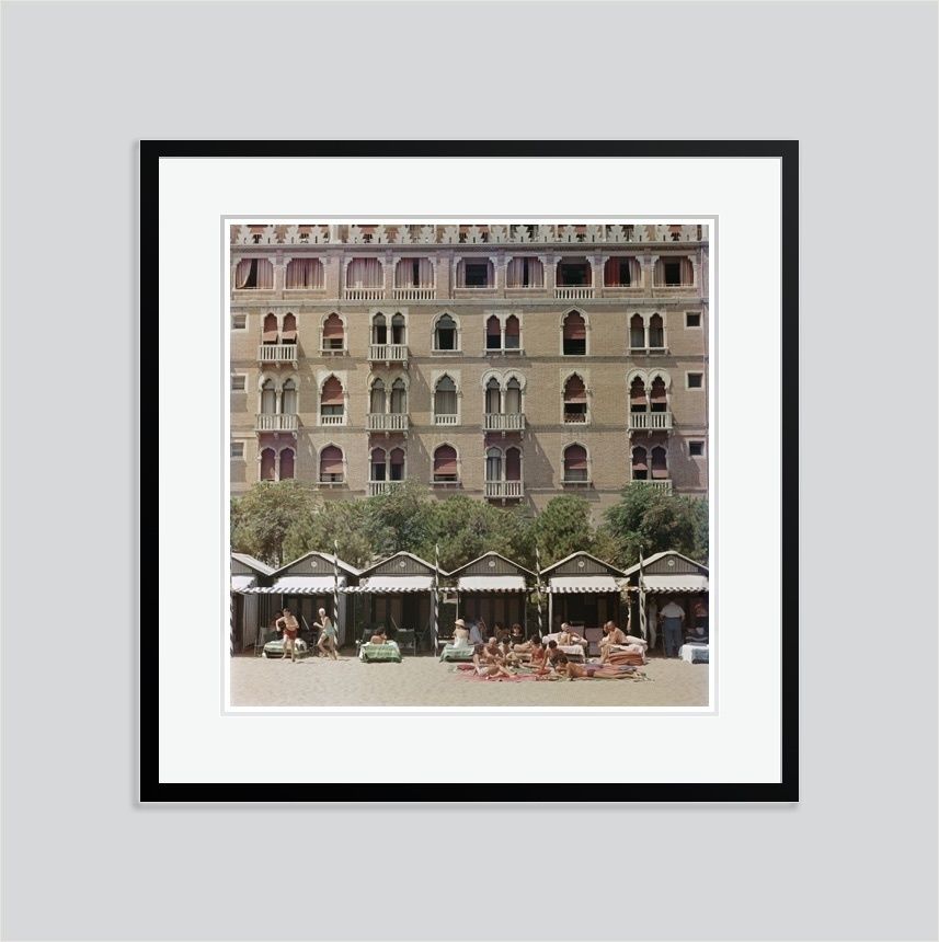 Slim Aarons 'Hotel Excelsior' 1957 C Type Print Framed In Black