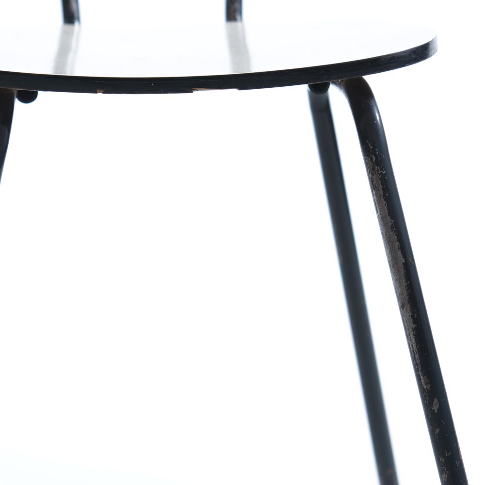 140.0 Midcentury Chair In Metal & Formica, Kovona Czechoslovakia 1960s photo